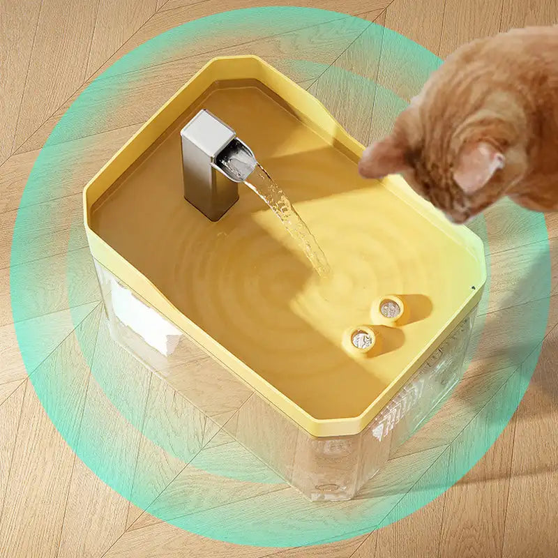 Automatic 1.5L Pet Water Fountain Filter Mute Cat Drink Bowl Pet Mobile Water Dispenser for Dog and Cat Water Feeding Supplies