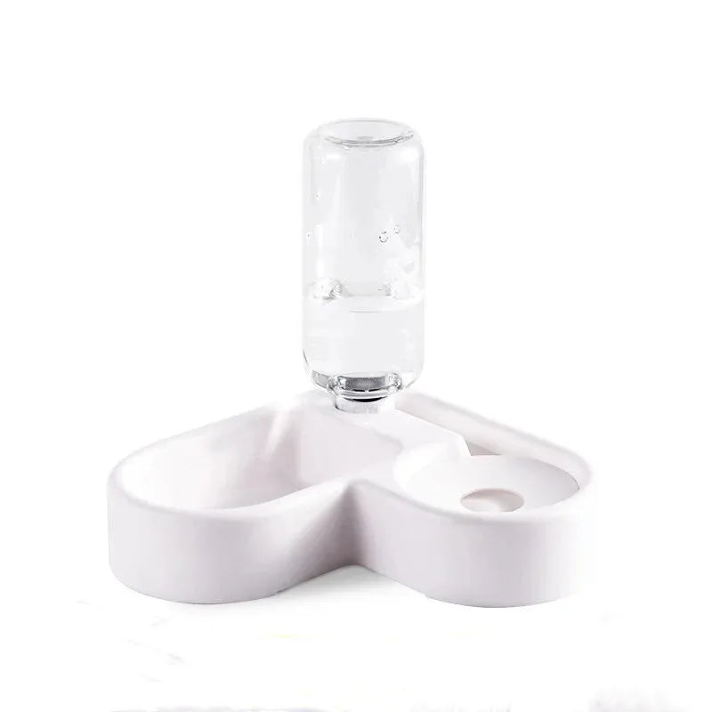 1Pcs Double Dog and Cat Bowl-Pet and Food Bowl Set With, Pet Feeding Bowl Suitable for Cats and Small Dogs