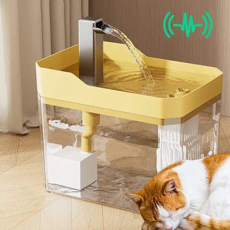 Automatic 1.5L Pet Water Fountain Filter Mute Cat Drink Bowl Pet Mobile Water Dispenser for Dog and Cat Water Feeding Supplies