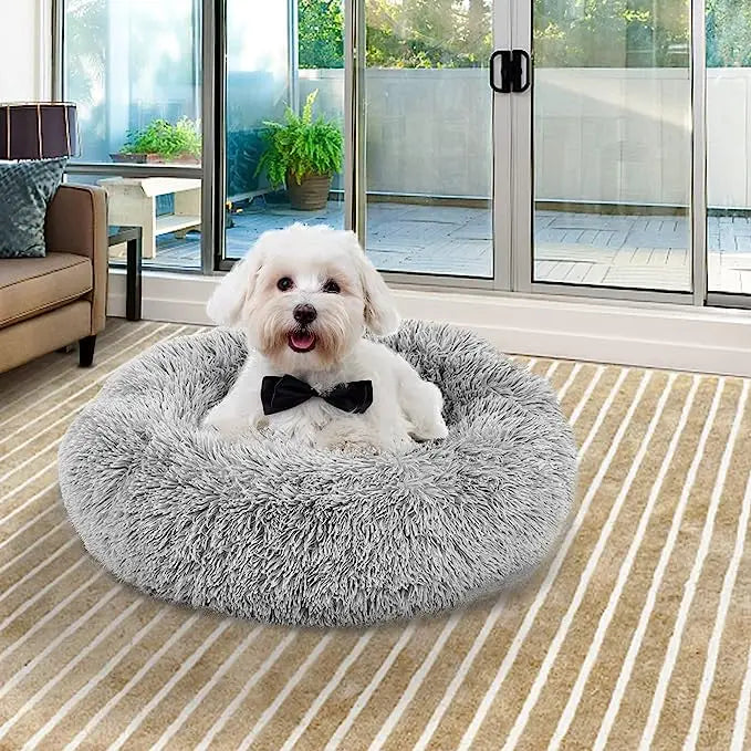 Super Soft Dog Bed Plush Cat Mat Dog Beds for Large Dogs Bed Labradors House round Cushion Pet Product Accessories
