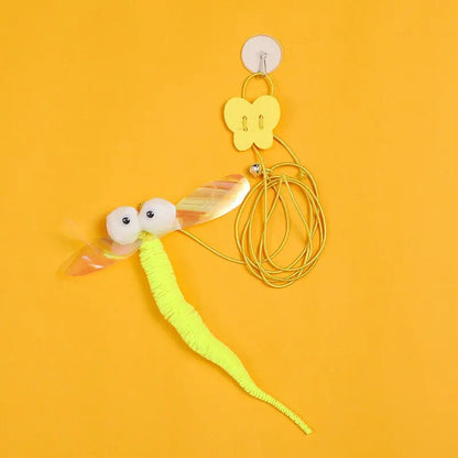 Interactive Cat Toy Hanging Simulation Cat Toy Funny Self-Hey Interactive Toy for Kitten Playing Teaser Wand Toy Cat Supplies