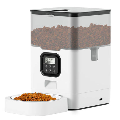 Tuya Automatic Pet Feeder Large Capacity APP Smart Cat Feeder Dog Slow Food Dispenser with WIFI Voice Timing Pet Feeding Supplie